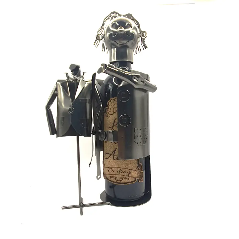 Croitor, suport din metal pentru sticla, 17x33 cm